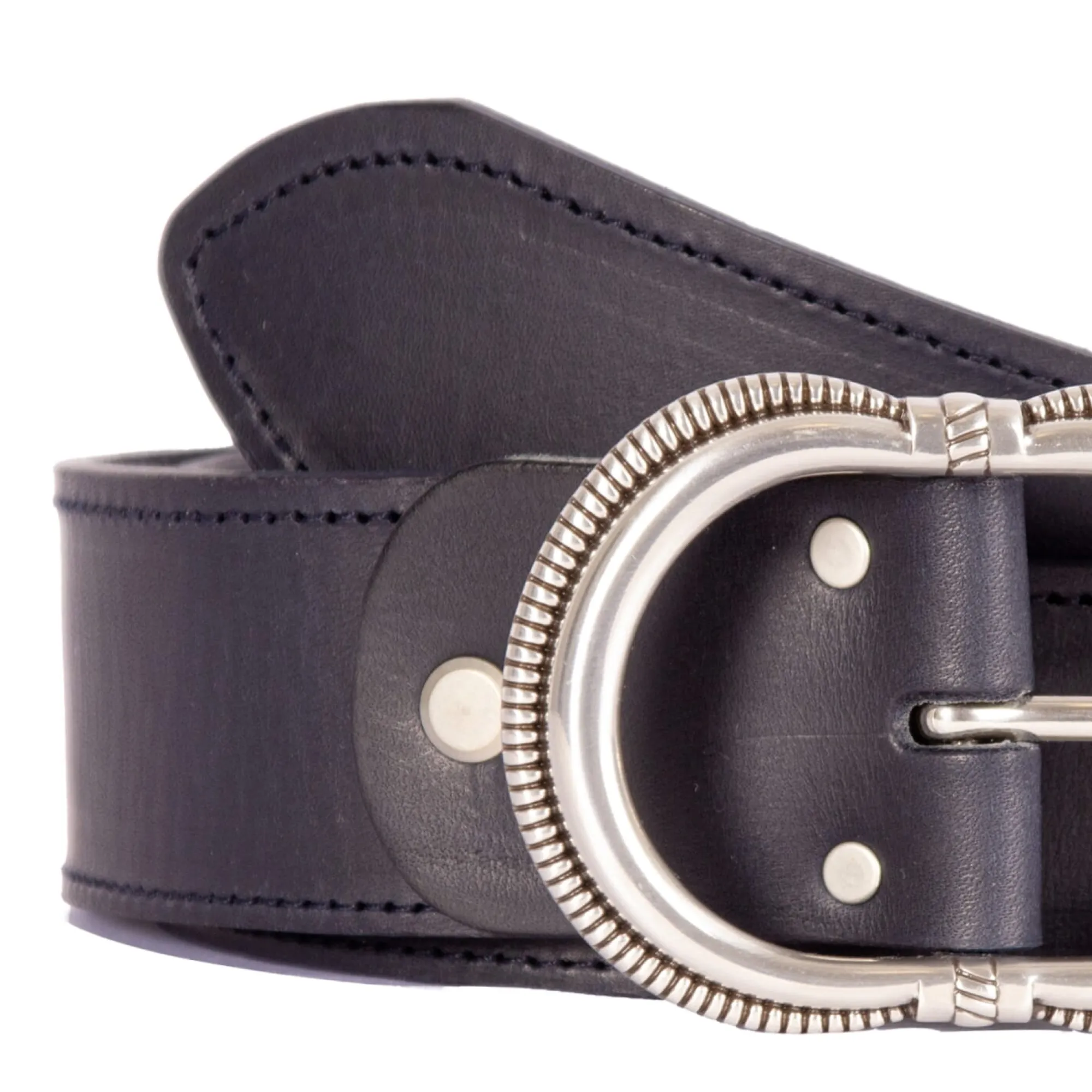 Best Ceinture Camargue cuir bleu Femme Ceintures