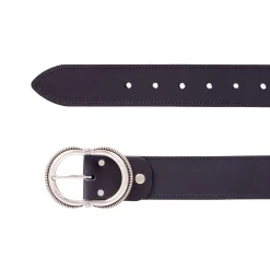 Best Ceinture Camargue cuir bleu Femme Ceintures