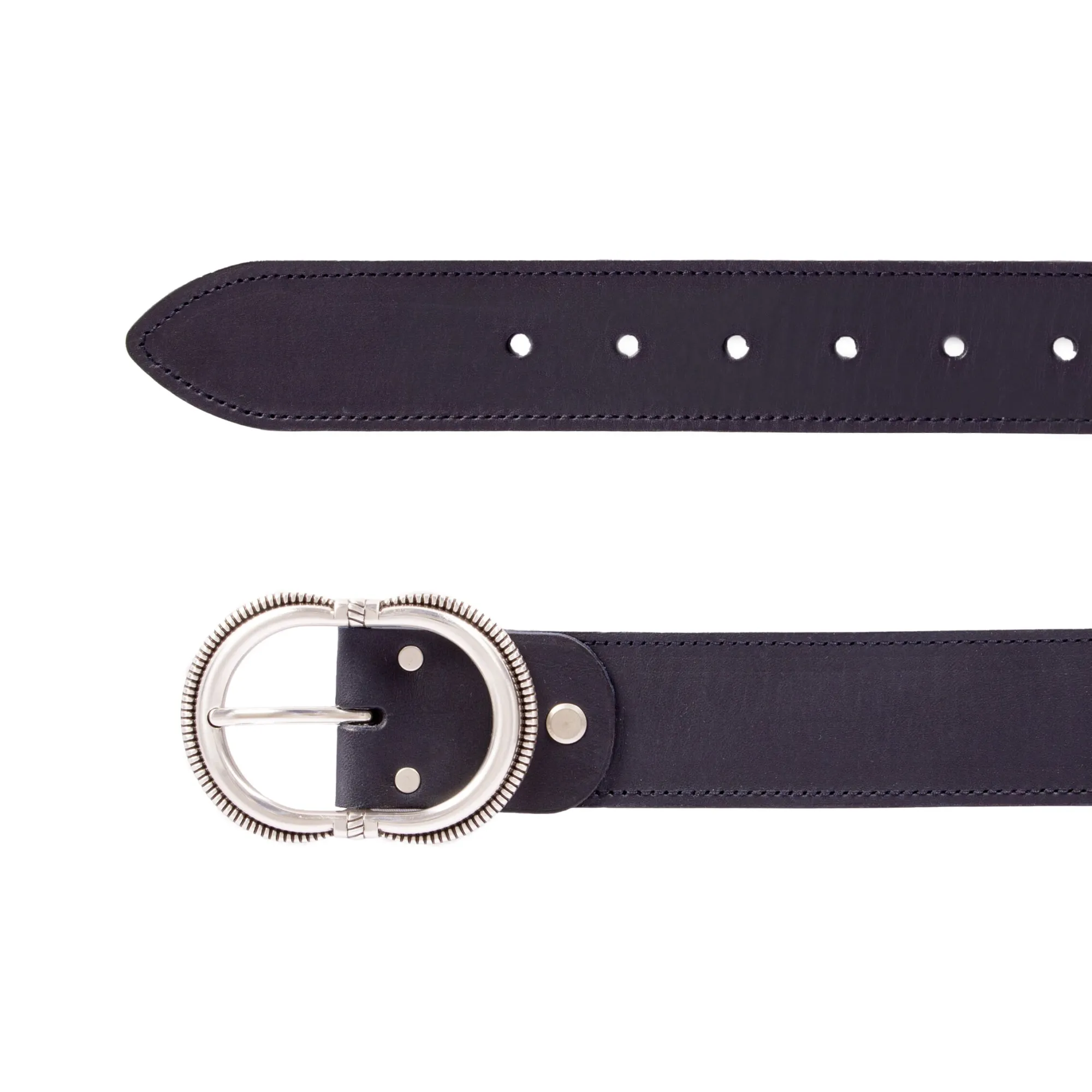Best Ceinture Camargue cuir bleu Femme Ceintures