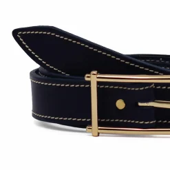 Shop Ceinture mademoiselle cuir bleu Femme Ceintures