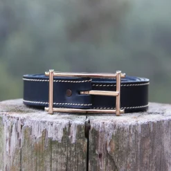 Shop Ceinture mademoiselle cuir bleu Femme Ceintures