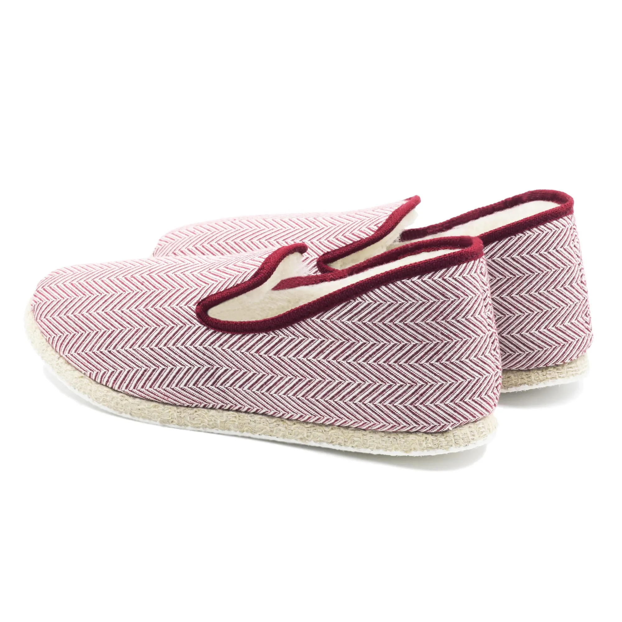 Shop Charentaises tradition blanc rouge Femme Charentaises|Charentaises
