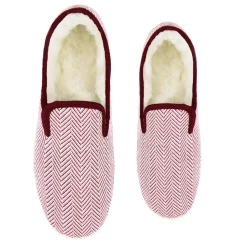 Shop Charentaises tradition blanc rouge Femme Charentaises|Charentaises