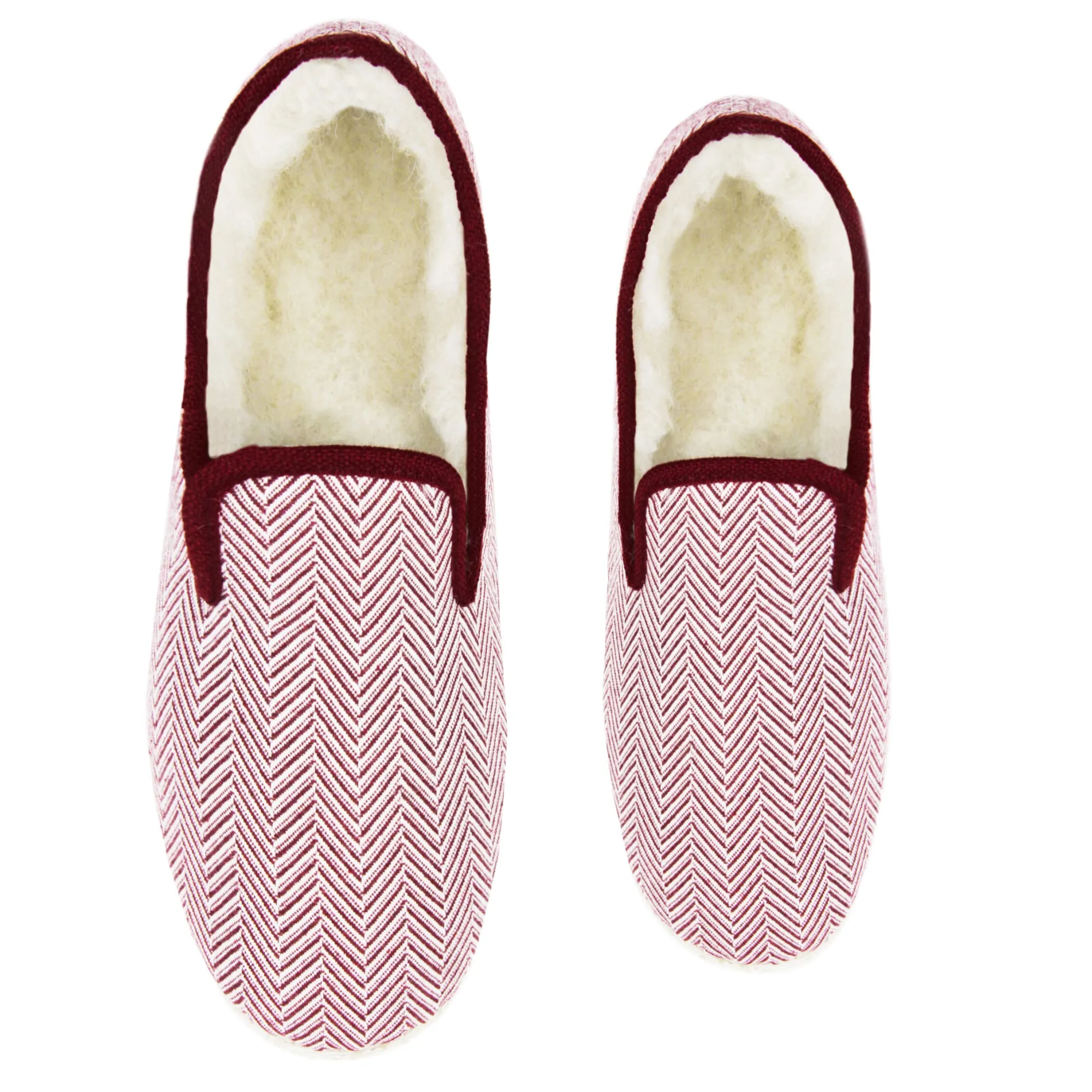 Shop Charentaises tradition blanc rouge Femme Charentaises|Charentaises