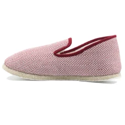 Shop Charentaises tradition blanc rouge Femme Charentaises|Charentaises