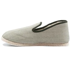 Best Sale Charentaises tradition blanc kaki Femme Charentaises|Charentaises