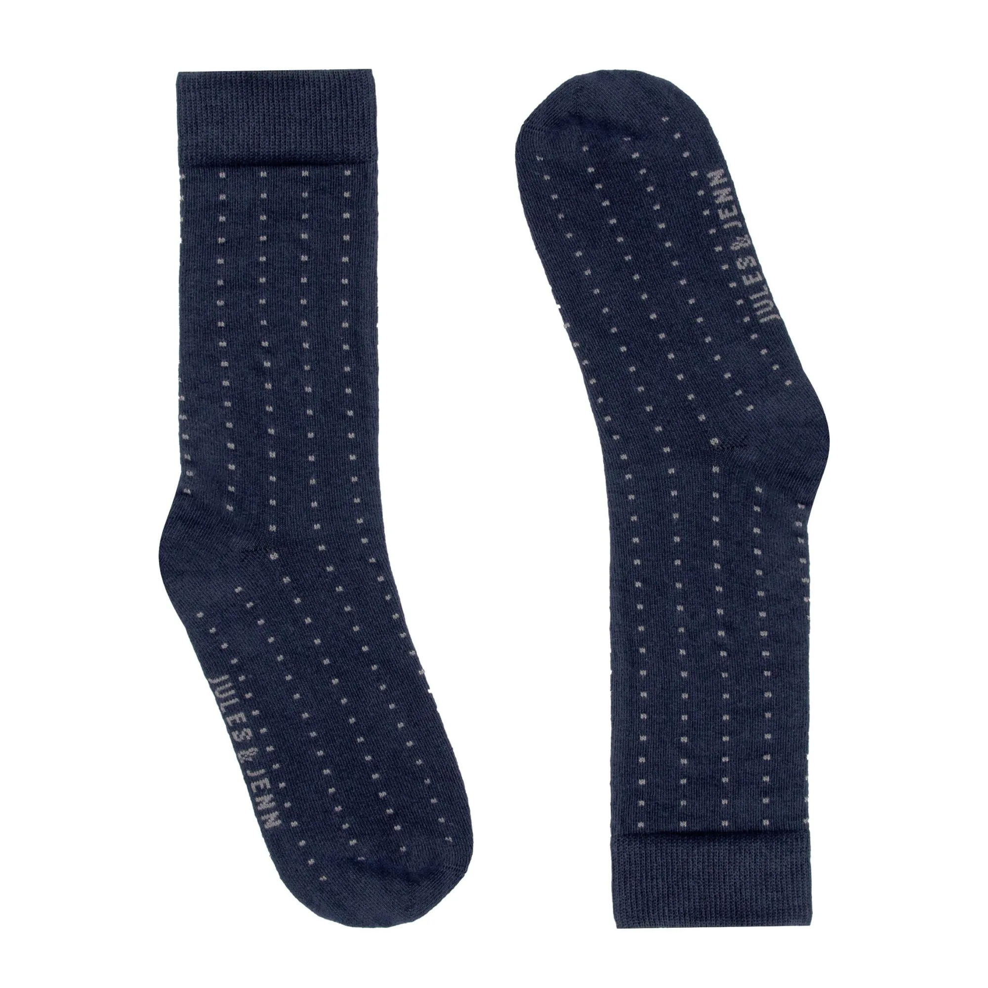 Best Chaussettes mini pois coton bleu gris Homme Chaussettes