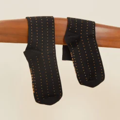 Cheap Chaussettes mini pois coton noir cognac Homme Chaussettes