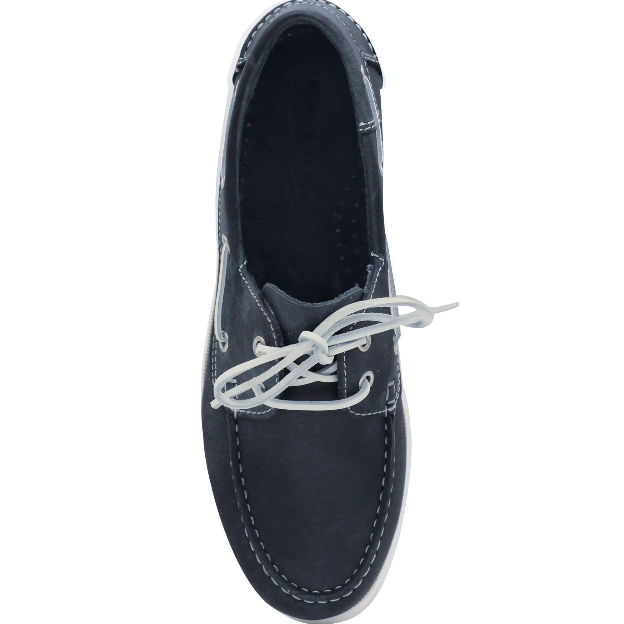 Sale Chaussures bateau cuir bleu Homme Chaussures Bateau