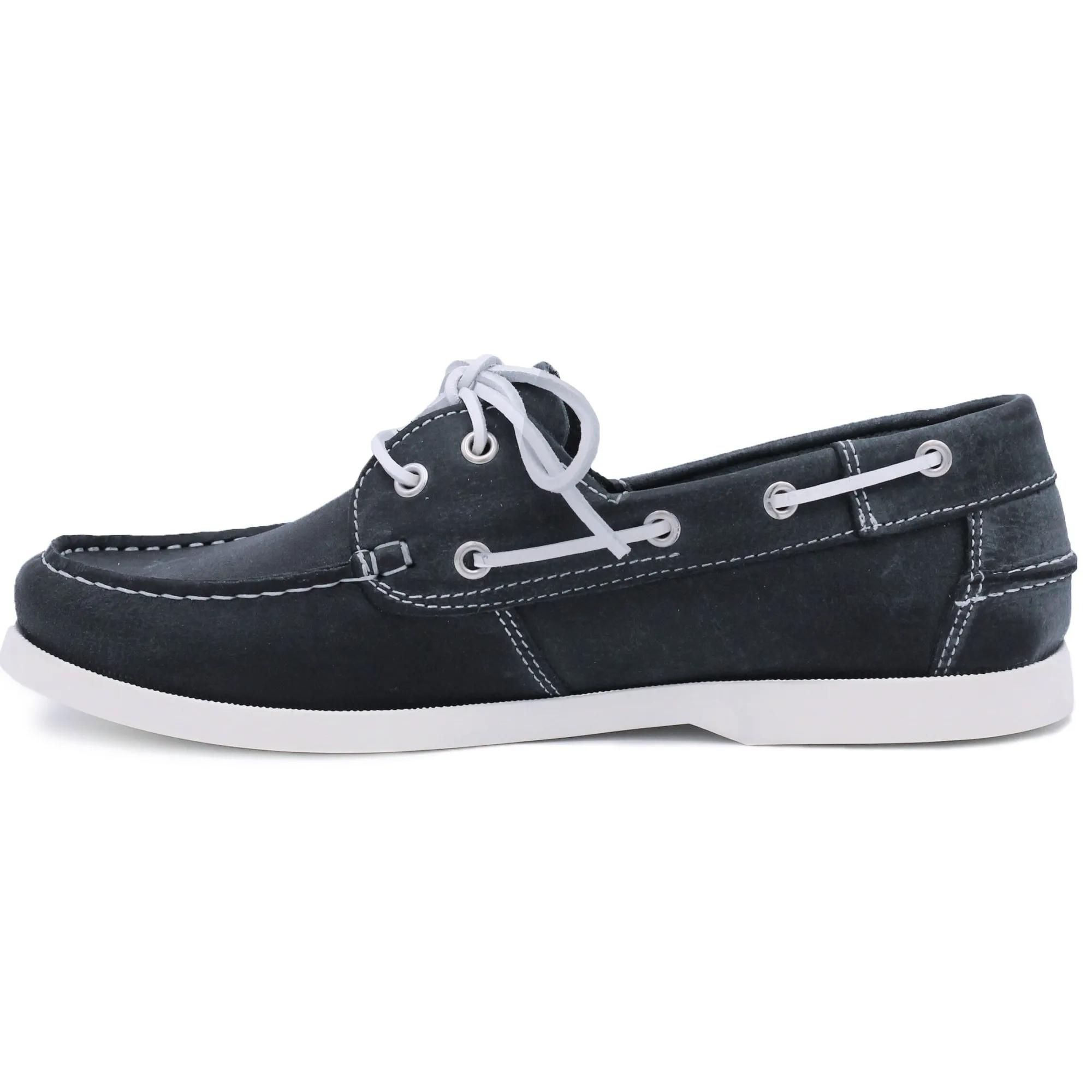 Sale Chaussures bateau cuir bleu Homme Chaussures Bateau