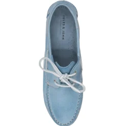 Store Chaussures bateau cuir bleu clair Homme Chaussures Bateau