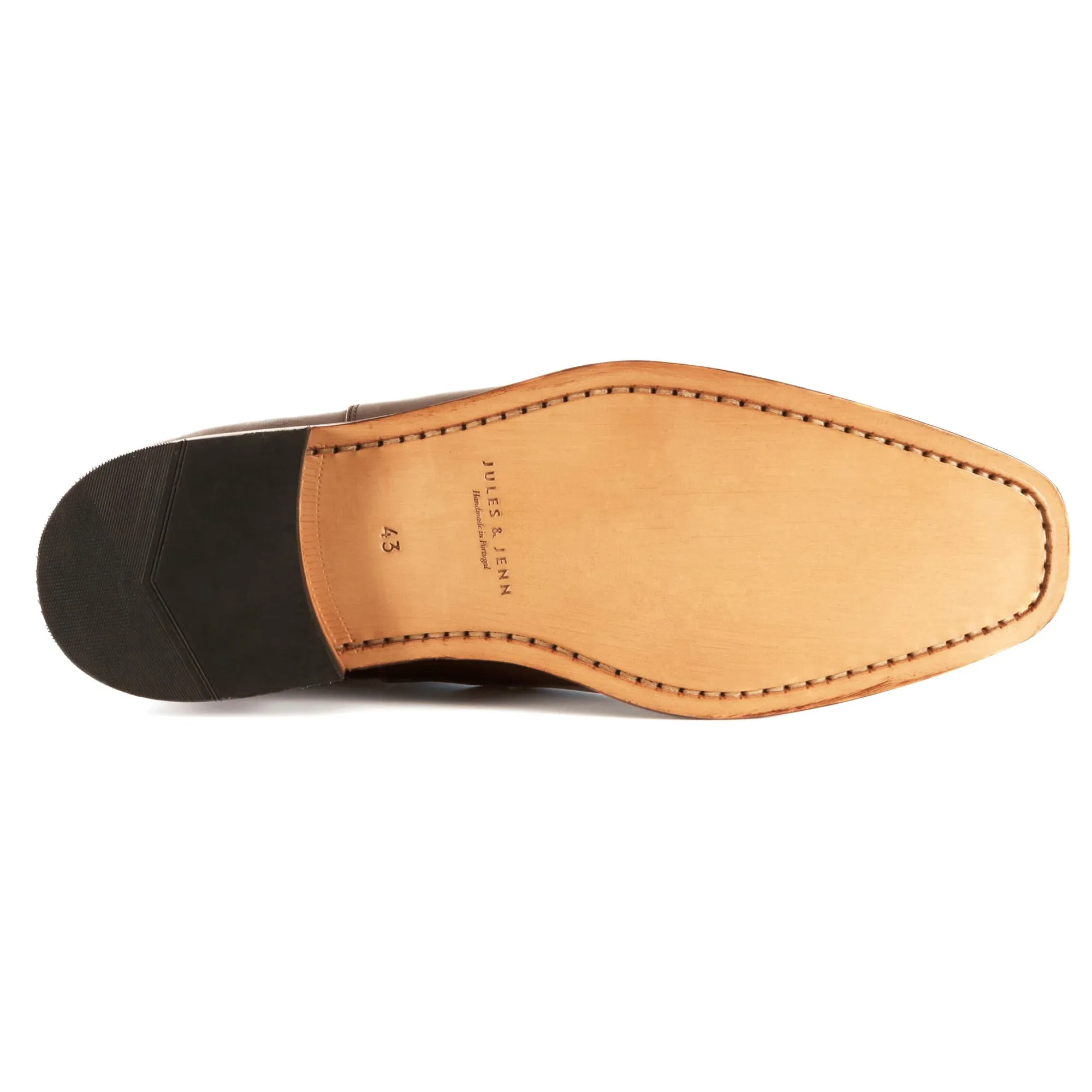 Outlet Chelsea boots cuir cognac bleu Homme Boots