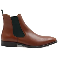 Store Chelsea boots cuir cognac vert Homme Boots