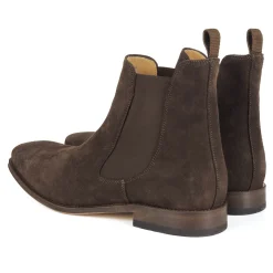Sale Chelsea boots cuir daim Homme Fins De Série Solidaires