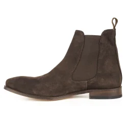 Sale Chelsea boots cuir daim Homme Fins De Série Solidaires