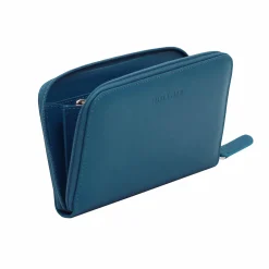 Clearance Compagnon cuir bleu royal Femme Petite Maroquinerie