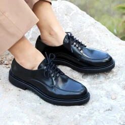 New Derbies cuir brillant Femme Mocassins & Derbies