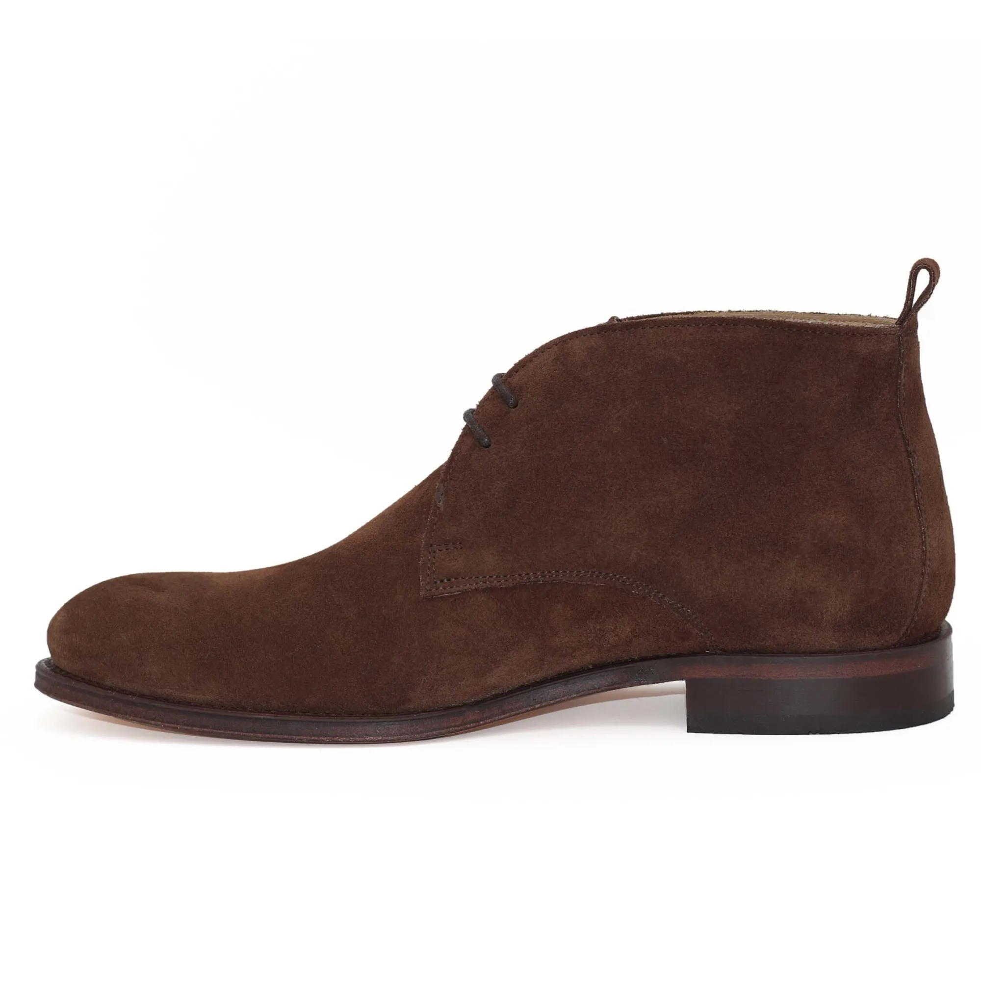 Clearance Desert boots cuir daim Homme Fins De Série Solidaires