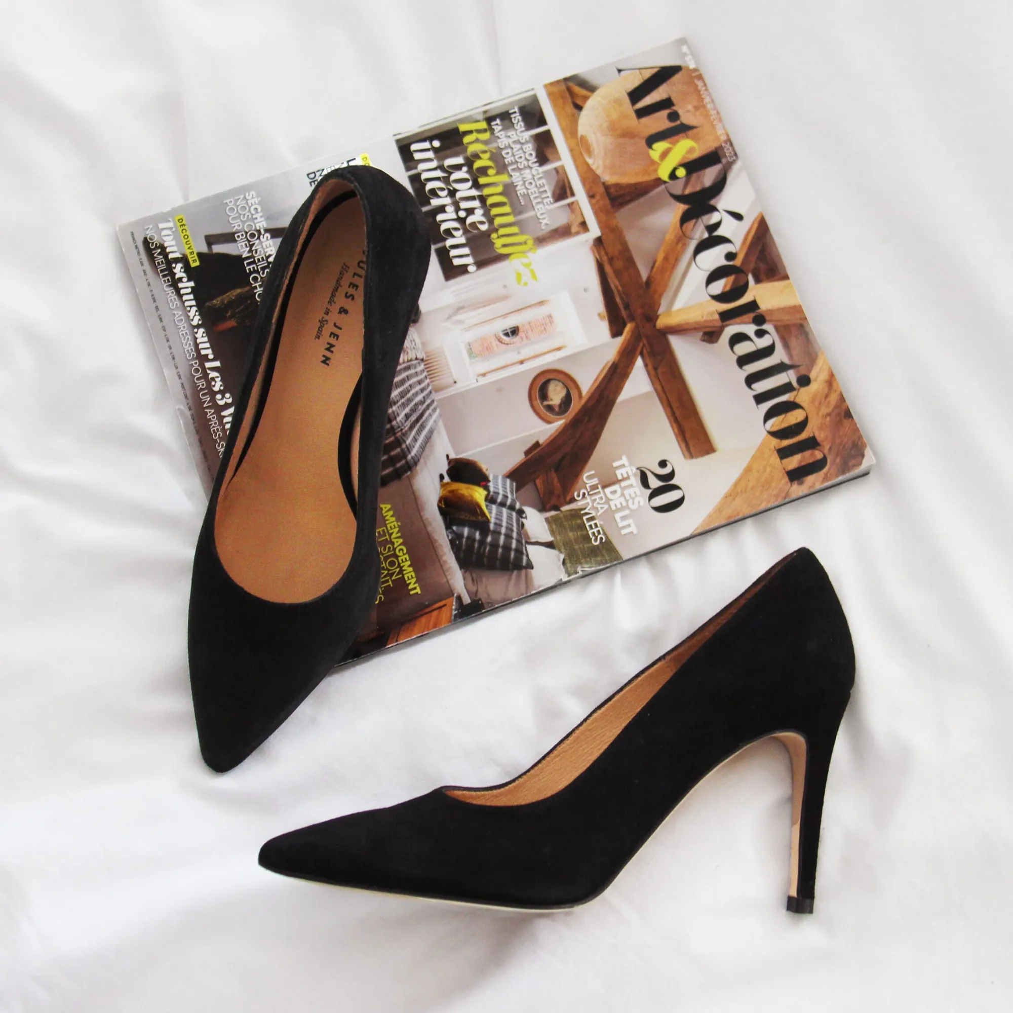 Flash Sale Escarpins cuir daim Femme Escarpins