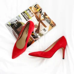 Discount Escarpins cuir daim Femme Escarpins
