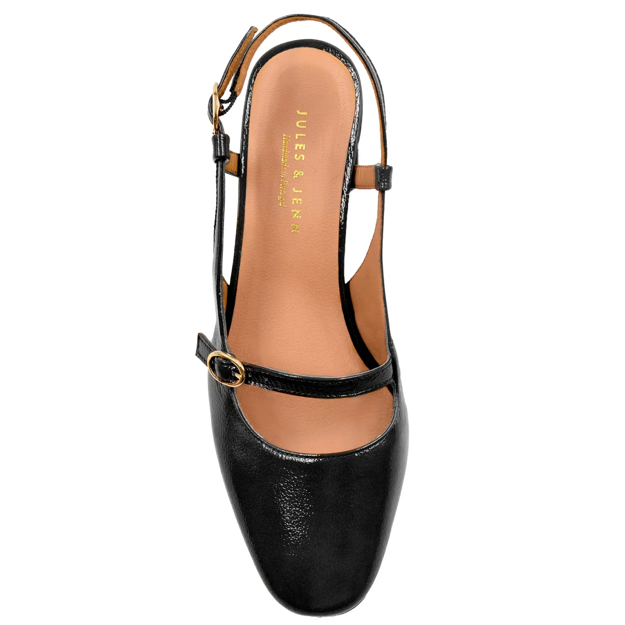 Best Sale Escarpins slingback cuir vernis Femme Sandales|Escarpins