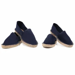 Best Sale Espadrilles toile coton bleu Femme Espadrilles & Sandales|Espadrilles