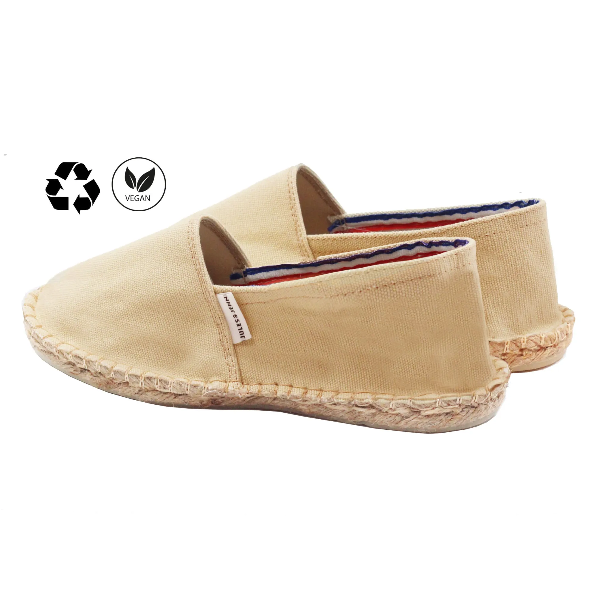 Discount Espadrilles toile coton recyclé Homme Fins De Série Solidaires
