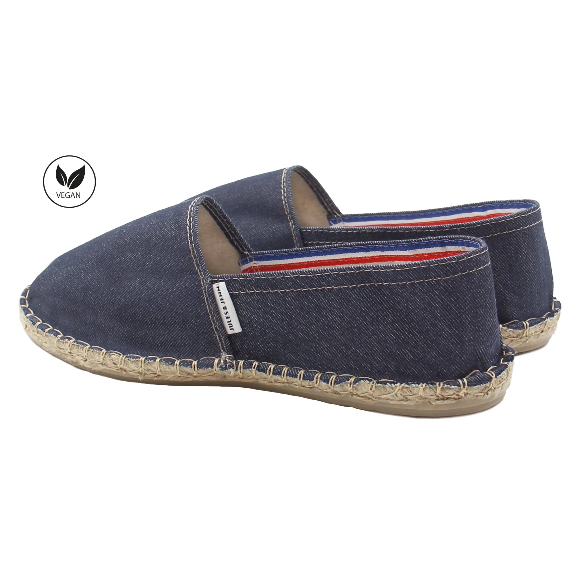 New Espadrilles toile de jean bleu Femme Espadrilles & Sandales|Espadrilles
