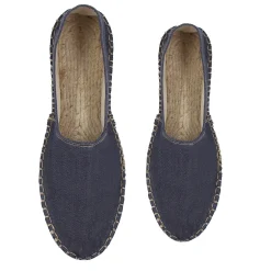 New Espadrilles toile de jean bleu Femme Espadrilles & Sandales|Espadrilles