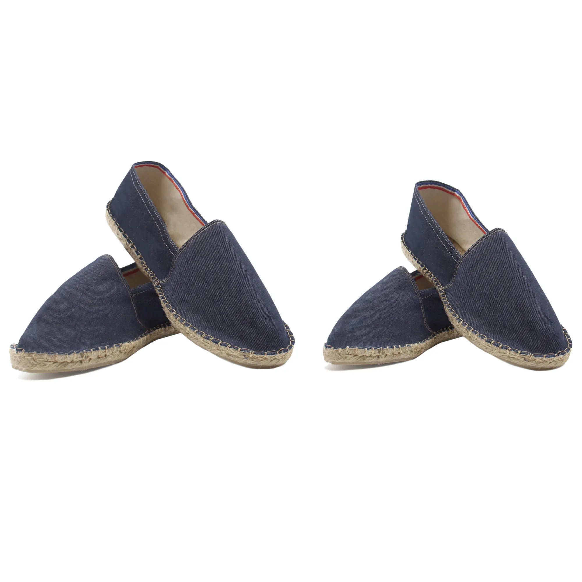 New Espadrilles toile de jean bleu Femme Espadrilles & Sandales|Espadrilles