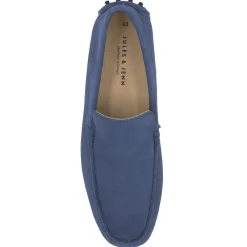 Outlet Mocassins cuir daim bleu Homme Mocassins