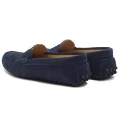 Flash Sale Mocassins cuir daim bleu Femme Mocassins & Derbies