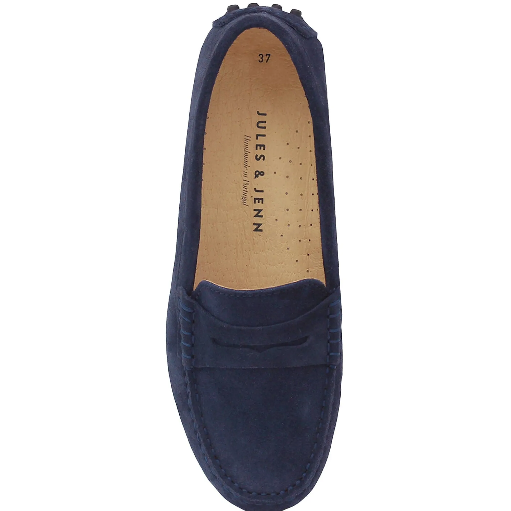 Flash Sale Mocassins cuir daim bleu Femme Mocassins & Derbies