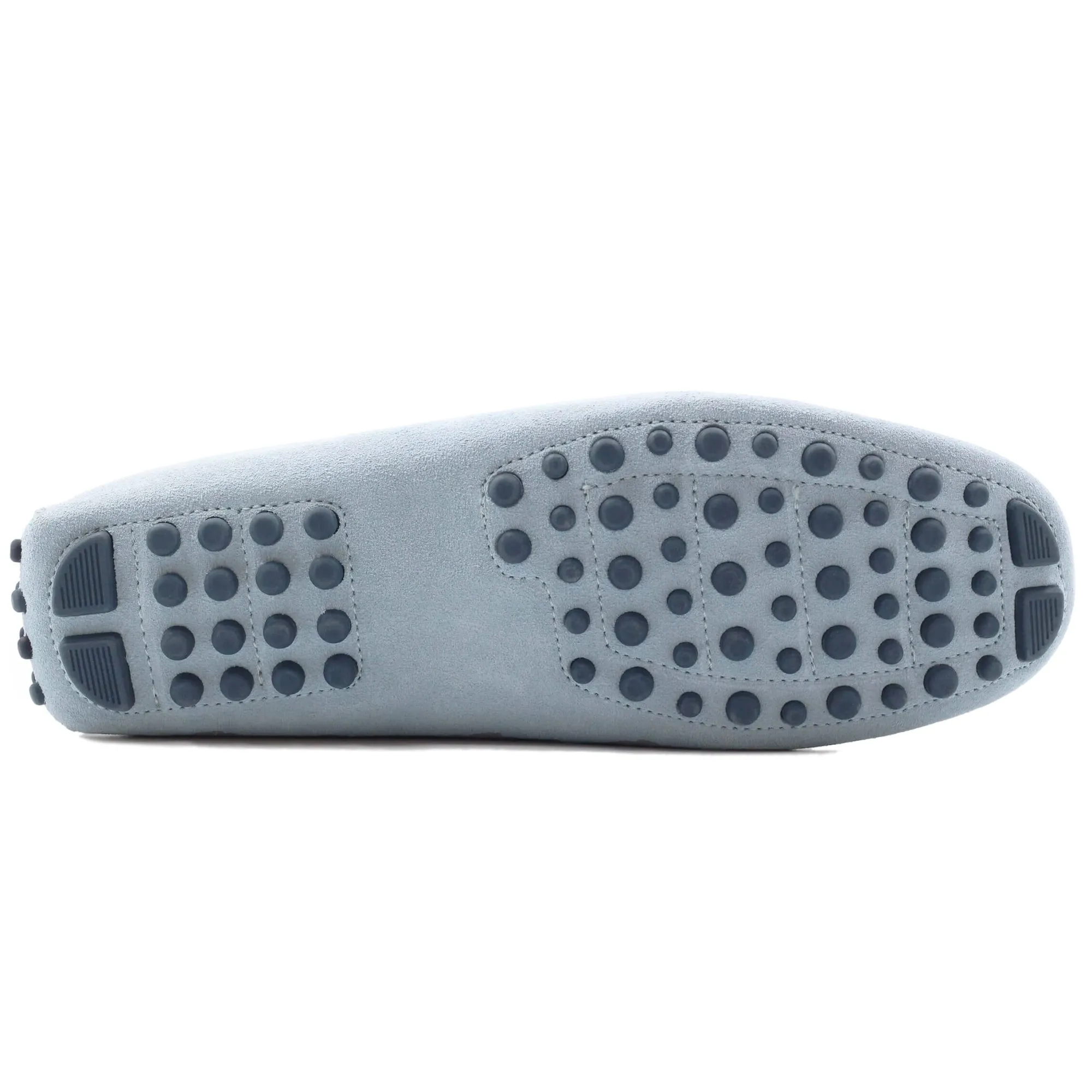 Cheap Mocassins cuir daim bleu clair Homme Mocassins
