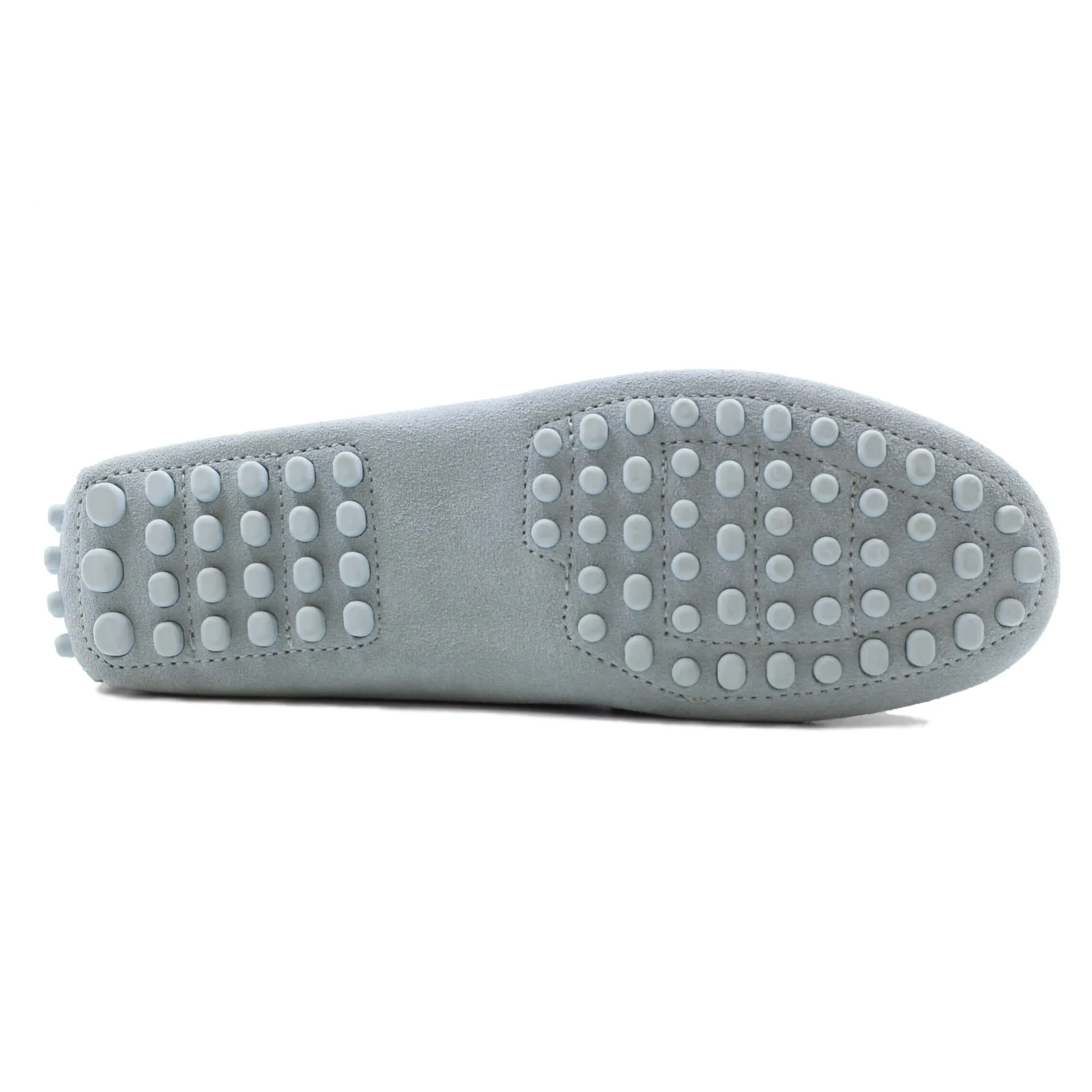 Cheap Mocassins cuir daim bleu clair Femme Mocassins & Derbies