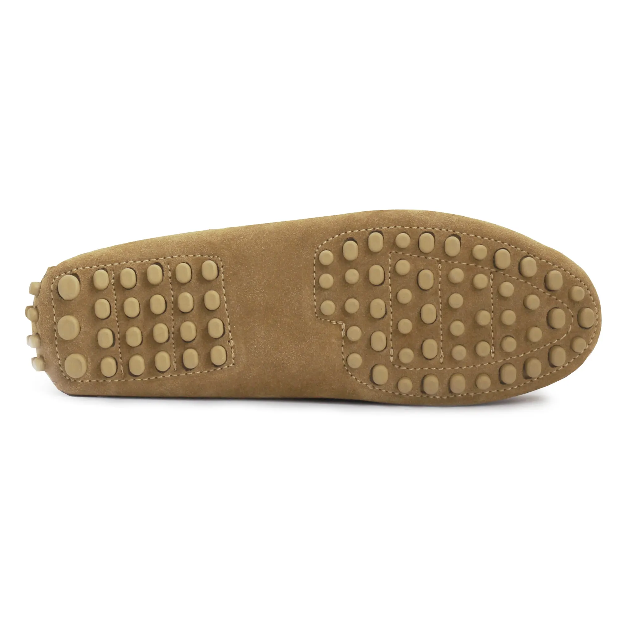 New Mocassins cuir daim marron clair Femme Mocassins & Derbies