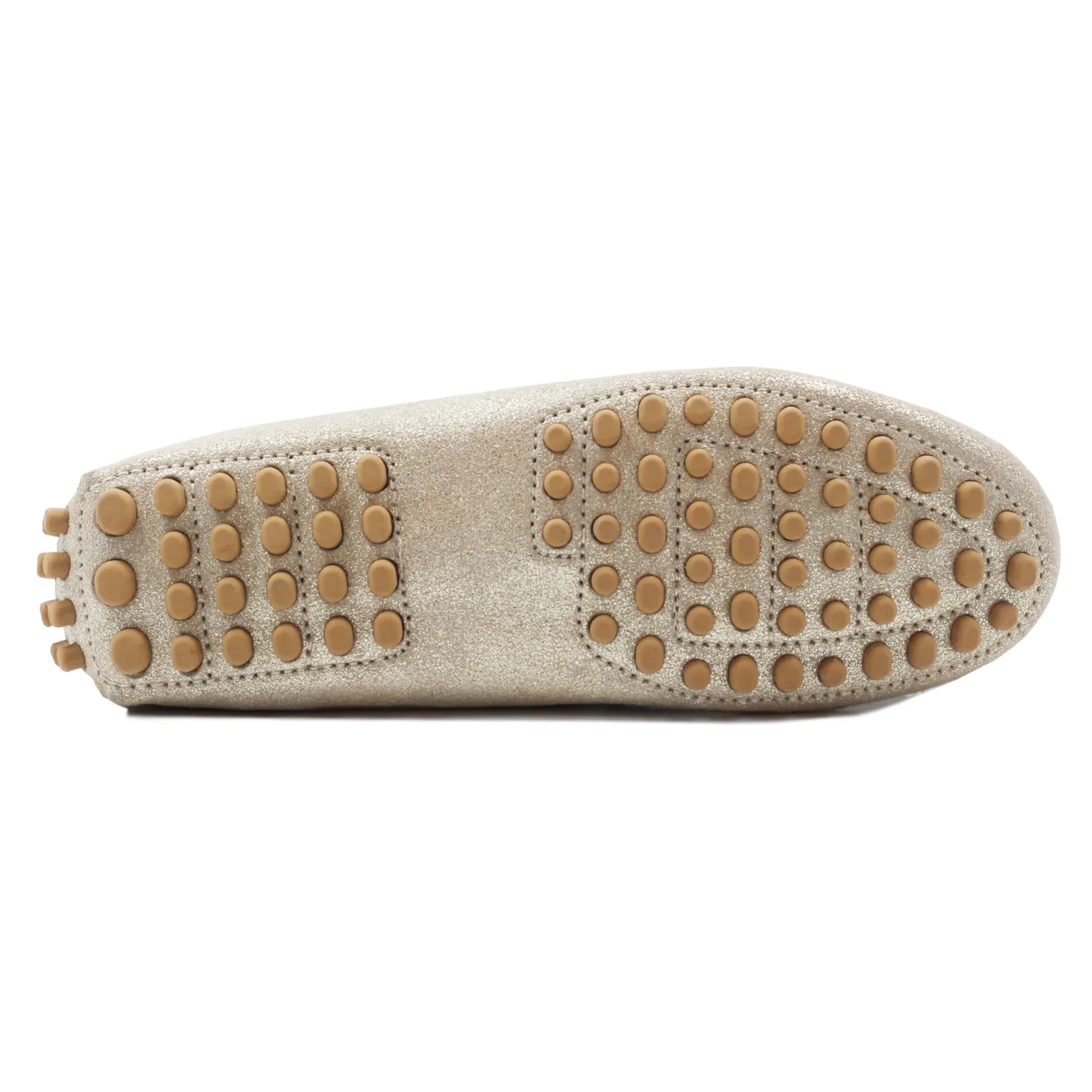 Store Mocassins cuir daim métallisé Femme Mocassins & Derbies
