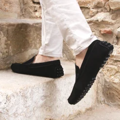 Cheap Mocassins cuir daim Homme Mocassins