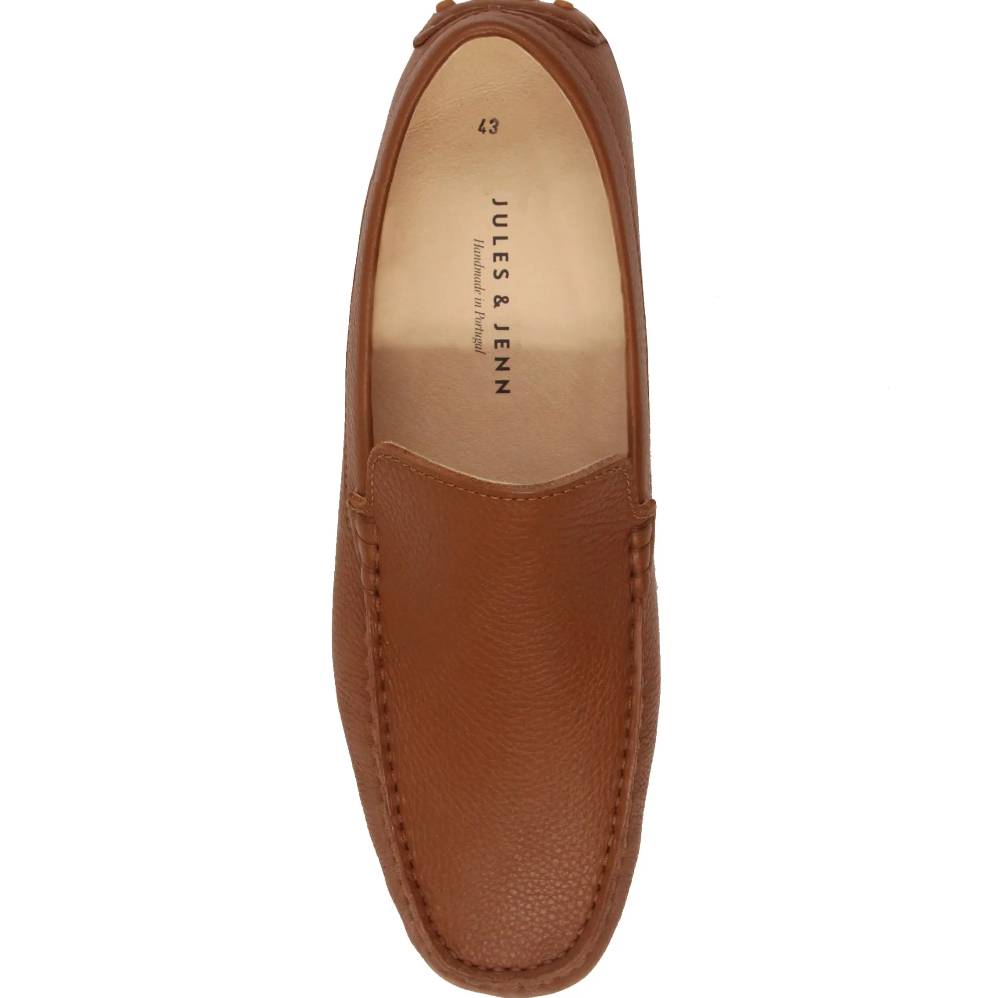 Shop Mocassins cuir grainé Homme Fins De Série Solidaires