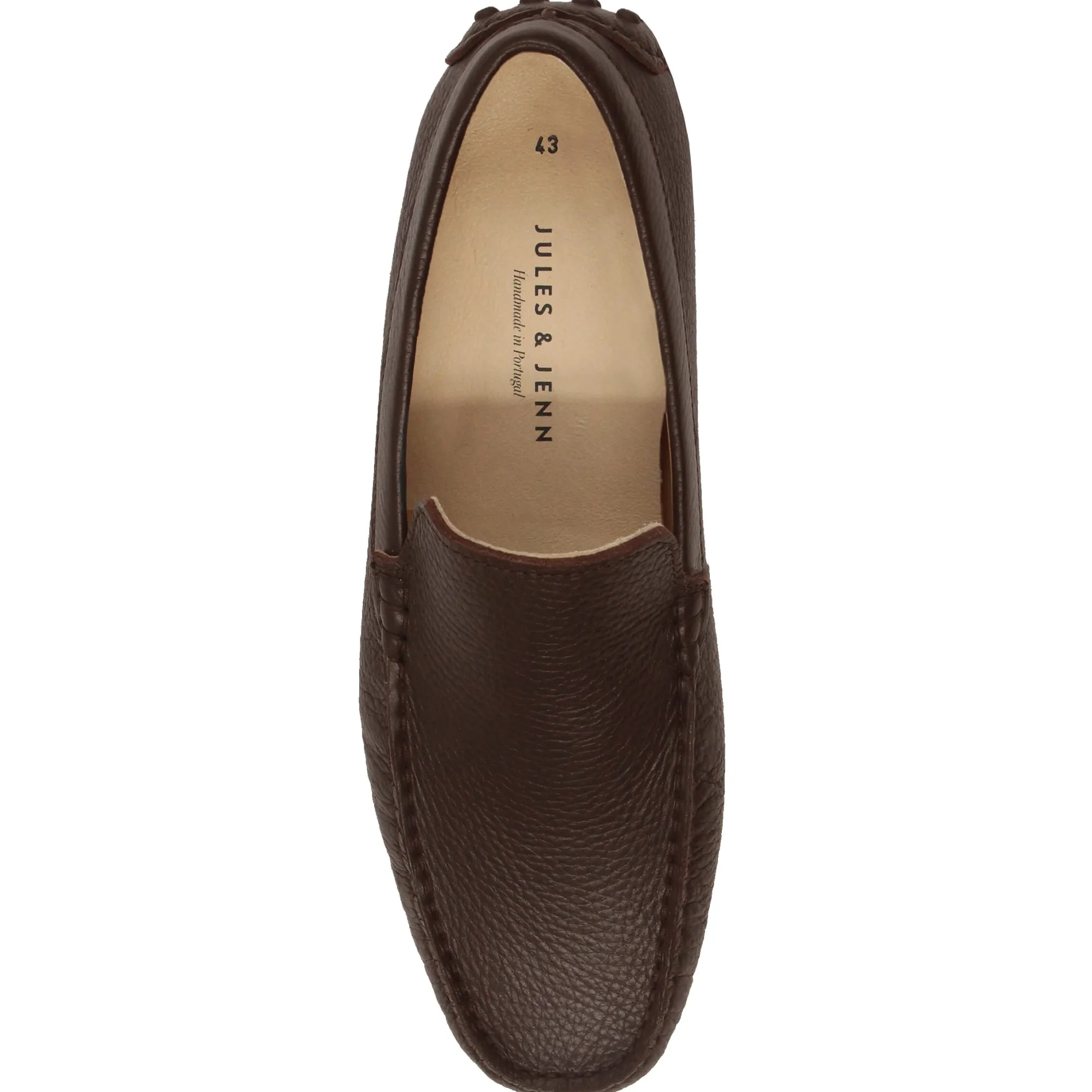 Sale Mocassins cuir grainé Homme Fins De Série Solidaires