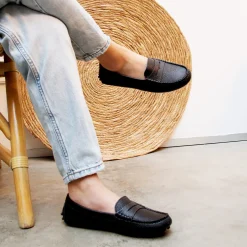 Best Mocassins cuir grainé Femme Mocassins & Derbies