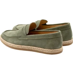 Cheap Mocassins espadrilles cuir daim Homme Mocassins