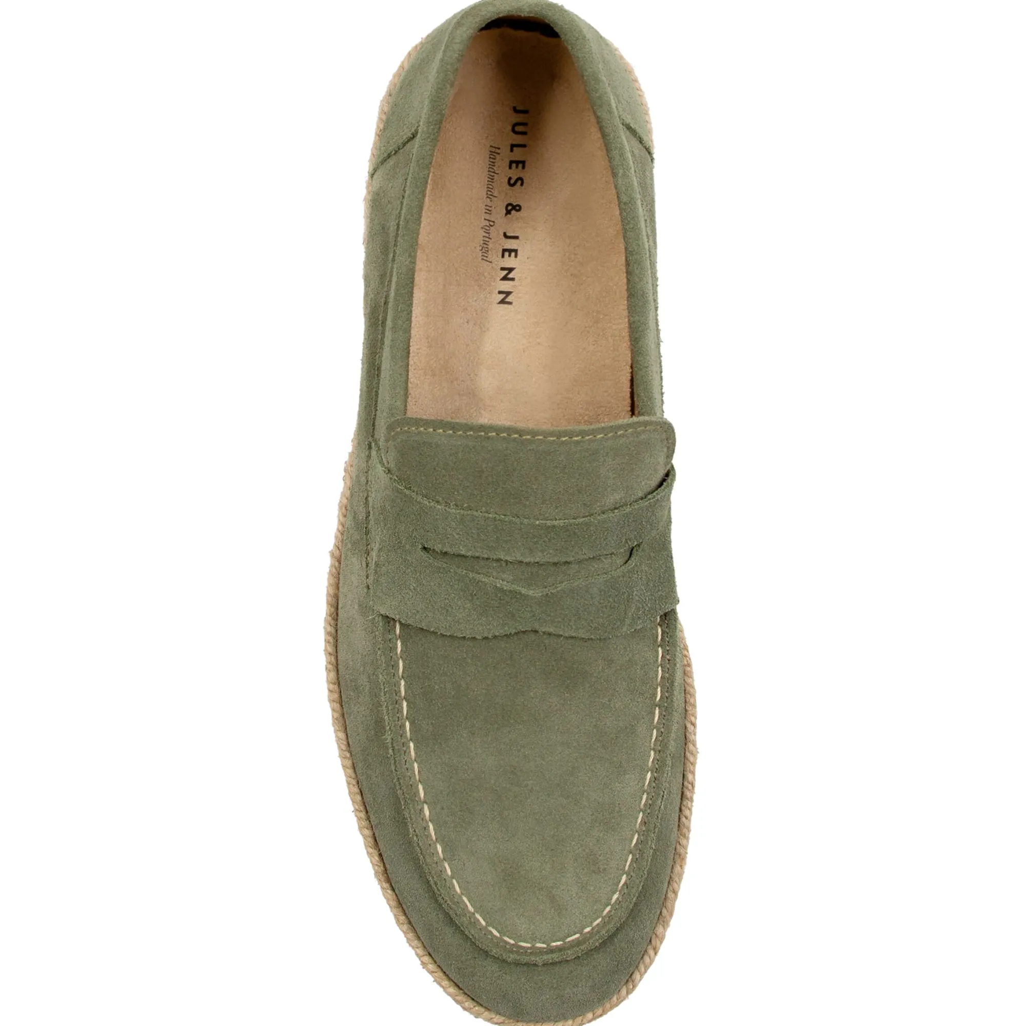 Cheap Mocassins espadrilles cuir daim Homme Mocassins