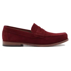 New Mocassins urbains cuir daim Homme Fins De Série Solidaires