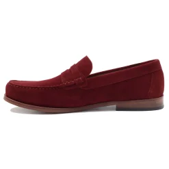 New Mocassins urbains cuir daim Homme Fins De Série Solidaires