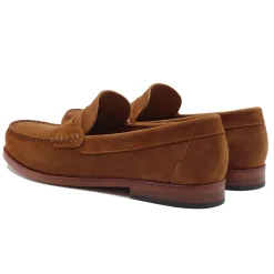 Hot Mocassins urbains cuir daim Homme Mocassins