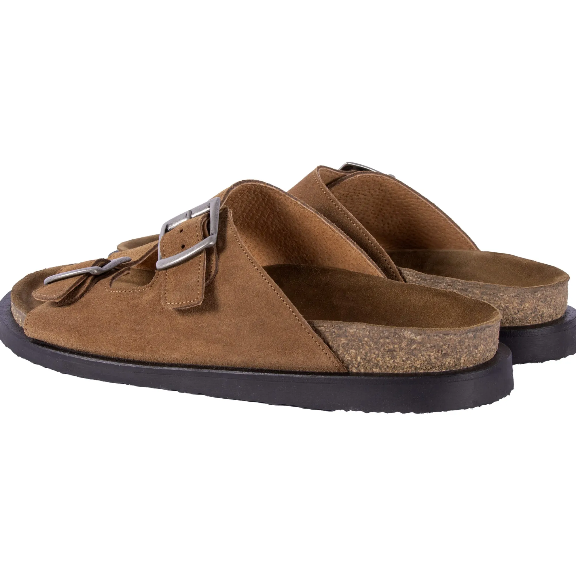 Best Mules liège cuir daim Homme Espadrilles & Sandales