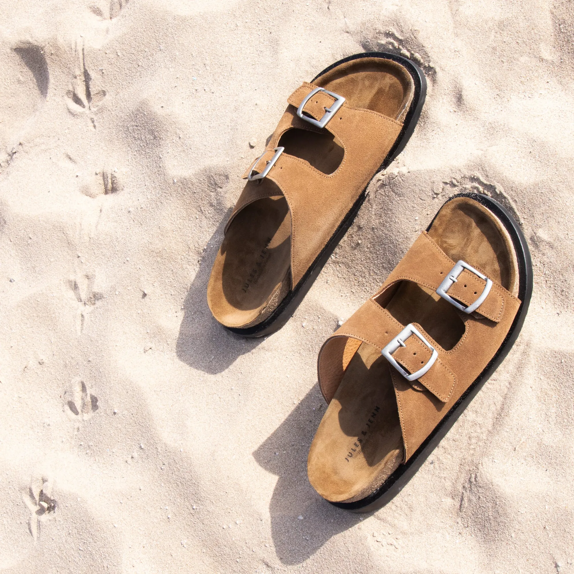 Best Mules liège cuir daim Homme Espadrilles & Sandales