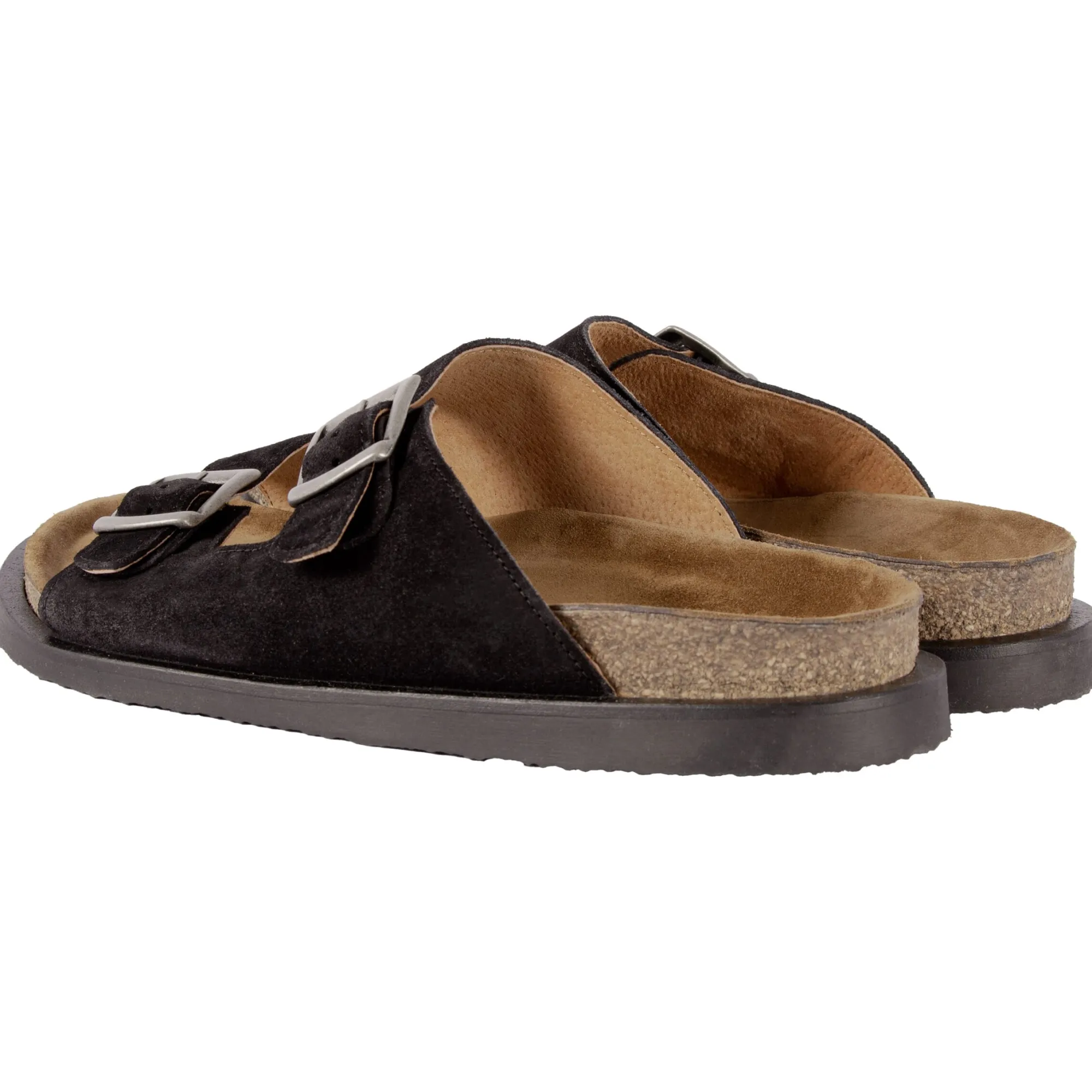 Store Mules liège cuir daim Homme Espadrilles & Sandales
