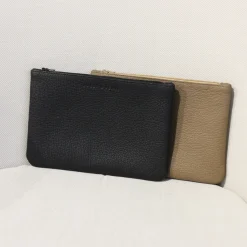 Shop Pochette cuir grainé Femme Pochettes|Petite Maroquinerie